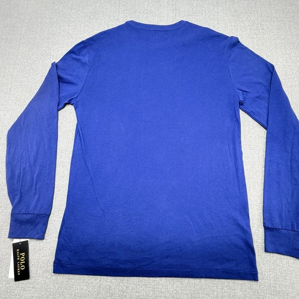 Polo Ralph Lauren Classic Fit Polo Bear Varsity Jersey T-Shirt Navy Short Sleeve